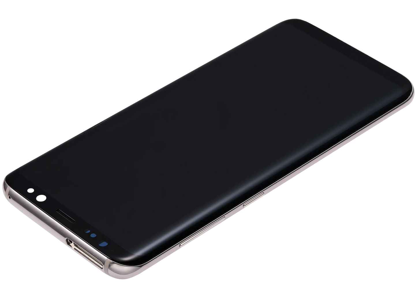 OLED Assembly With Frame For Samsung Galaxy S8 (Aftermarket Plus) (Arctic Silver)