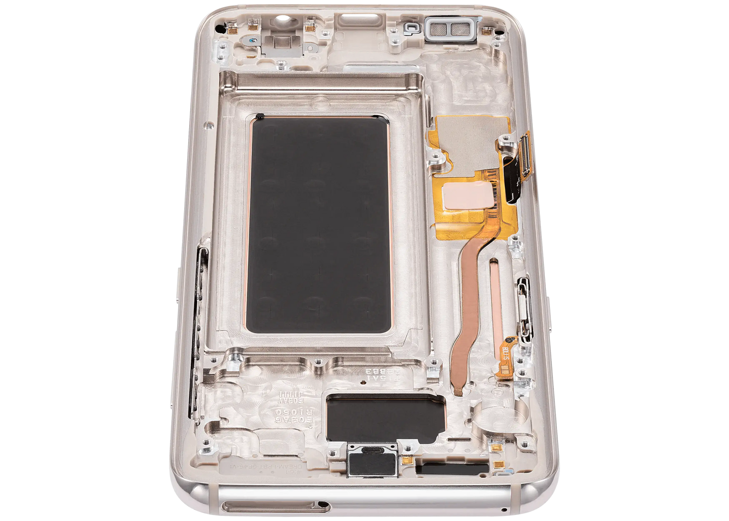 OLED Assembly With Frame For Samsung Galaxy S8 (Aftermarket Plus) (Arctic Silver)