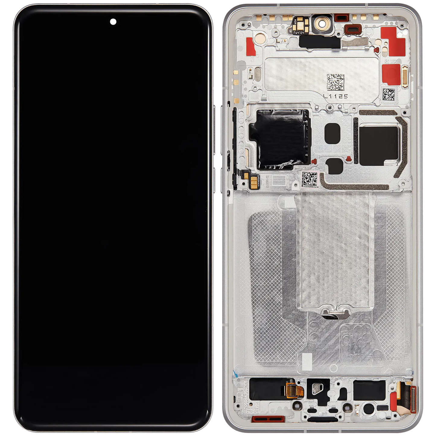 OLED Assembly With Frame For Xiaomi 15 Ultra (Refurbished) (White) – repair part compatibility view – OLED Display Replacement for phone repair