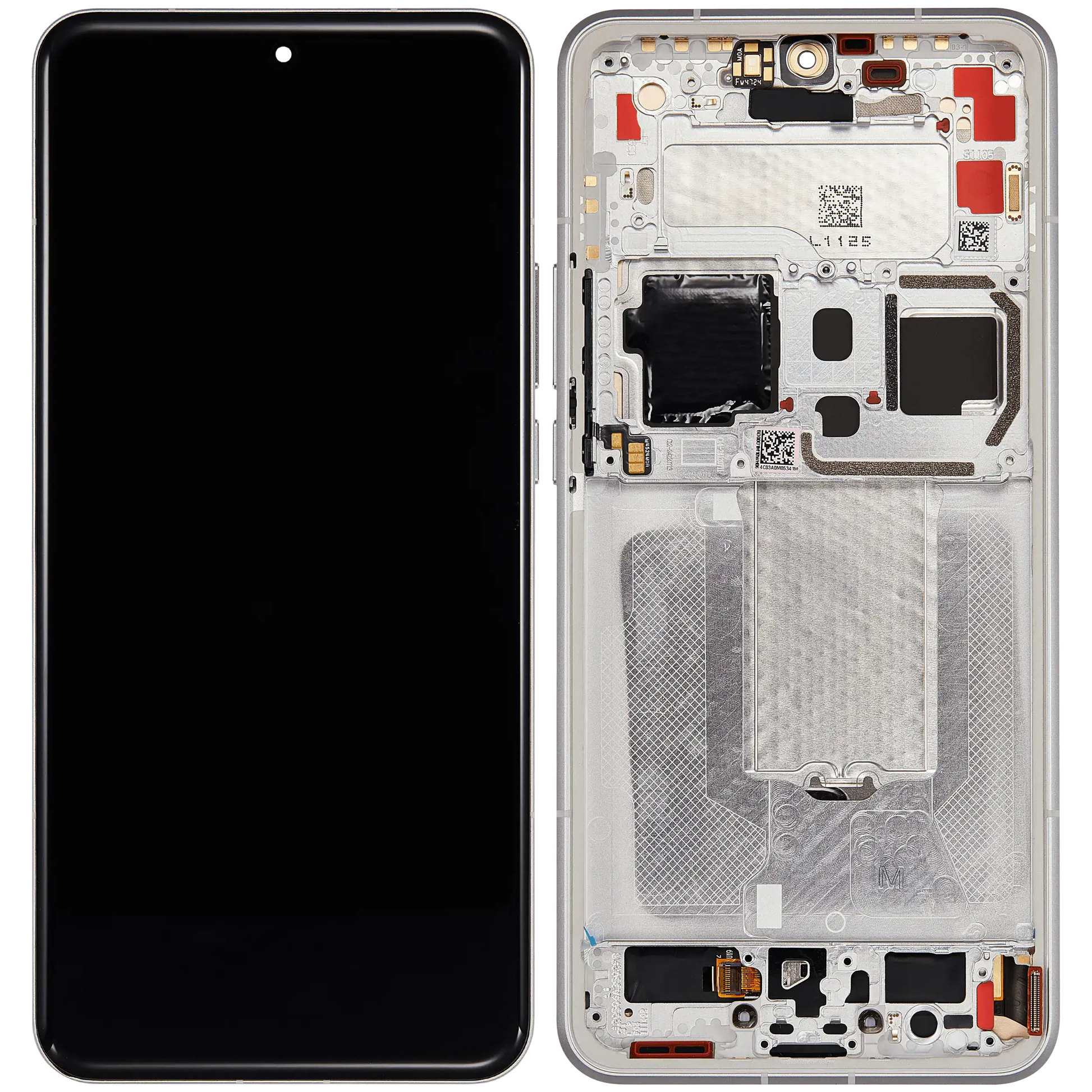 OLED Assembly With Frame For Xiaomi 15 Ultra (Refurbished) (White) – repair part compatibility view – OLED Display Replacement for phone repair