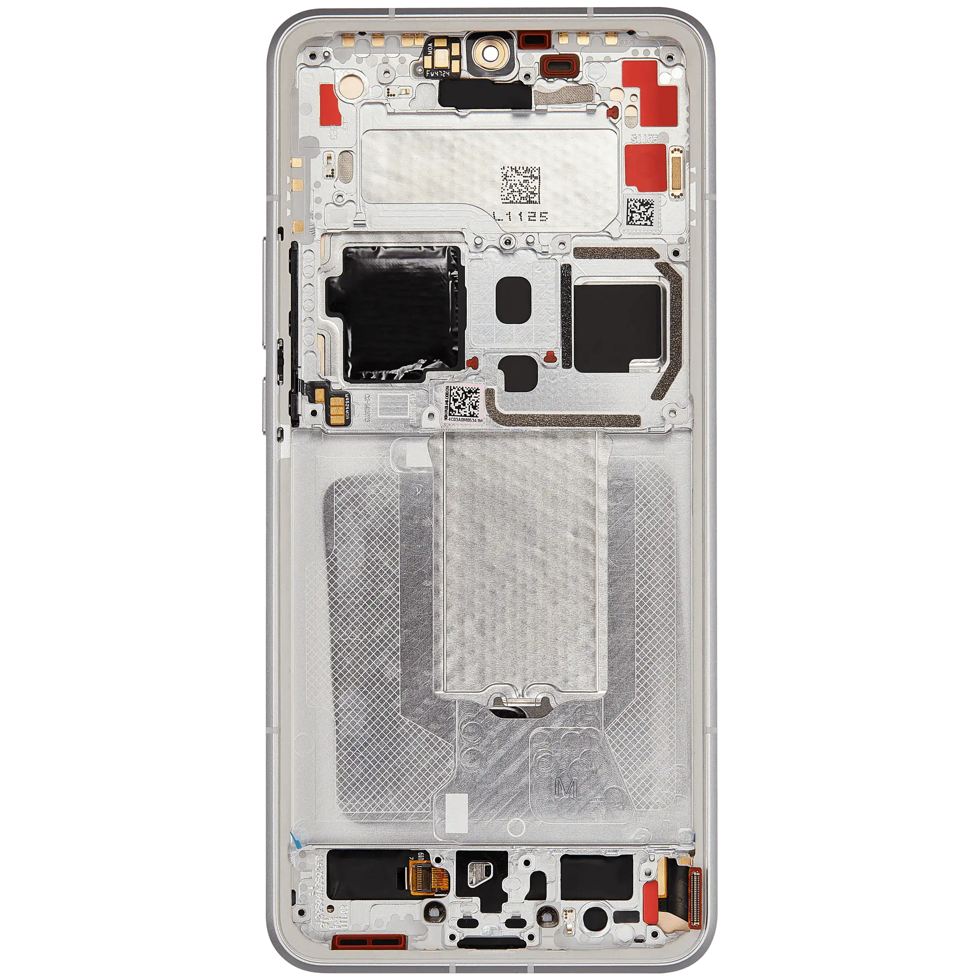 OLED Assembly With Frame For Xiaomi 15 Ultra (Refurbished) (White) – technician repair part view – OLED Display Replacement for phone repair