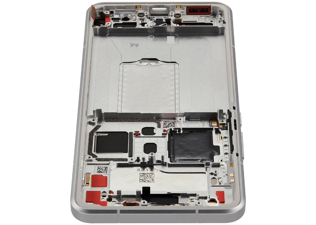 OLED Assembly With Frame For Xiaomi 15 Ultra (Refurbished) (White) – device repair component close-up – OLED Display Replacement for phone repair