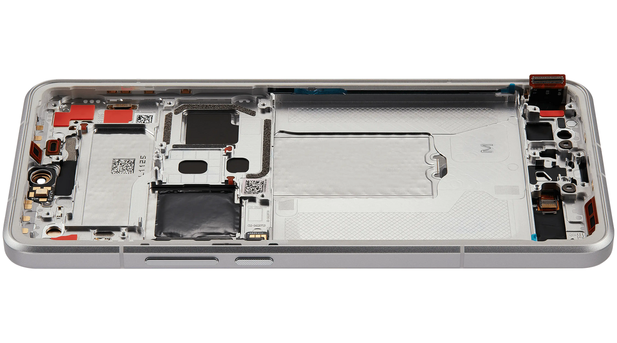OLED Assembly With Frame For Xiaomi 15 Ultra (Refurbished) (White) – replacement component detailed view – OLED Display Replacement for phone repair