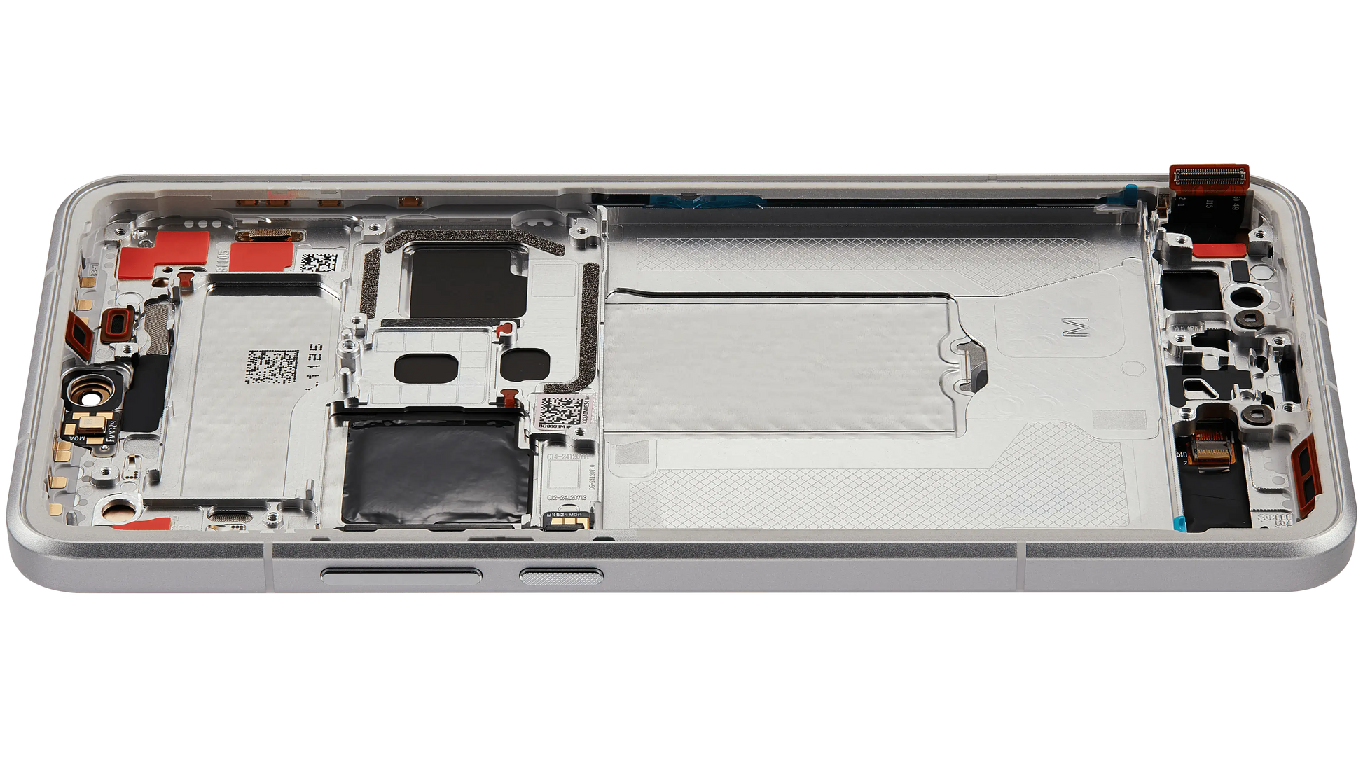 OLED Assembly With Frame For Xiaomi 15 Ultra (Refurbished) (White) – replacement component detailed view – OLED Display Replacement for phone repair