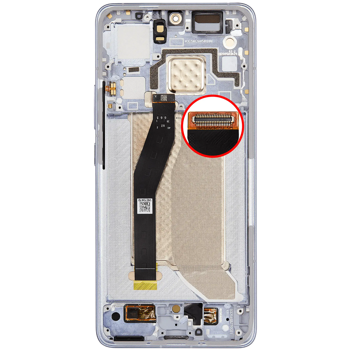 OLED Assembly With Frame For Xiaomi 14T Pro / Redmi K70 Ultra (Refurbished) (Titan Blue) – technician repair part view – OLED Display Replacement for phone repair
