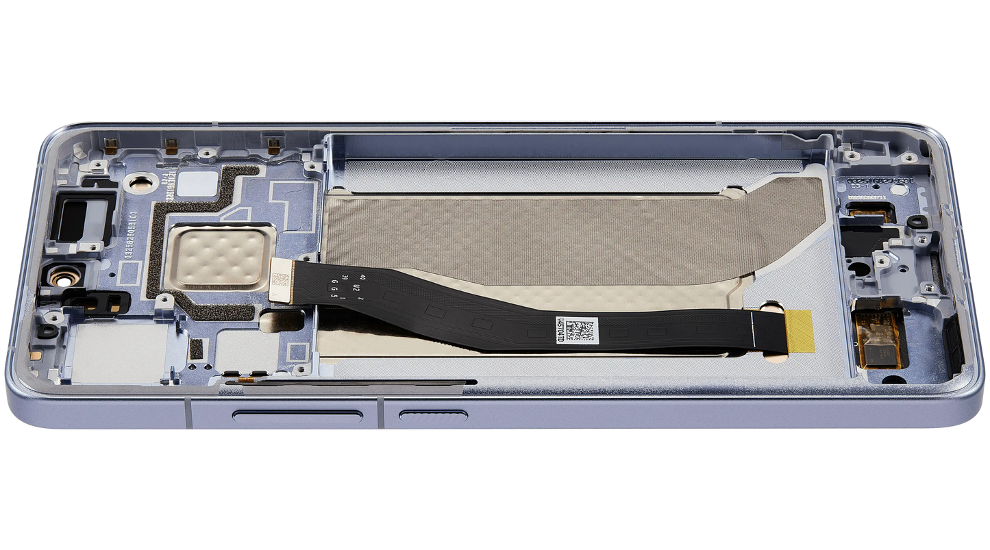 OLED Assembly With Frame For Xiaomi 14T Pro / Redmi K70 Ultra (Refurbished) (Titan Blue) – phone repair part product angle – OLED Display Replacement for phone repair