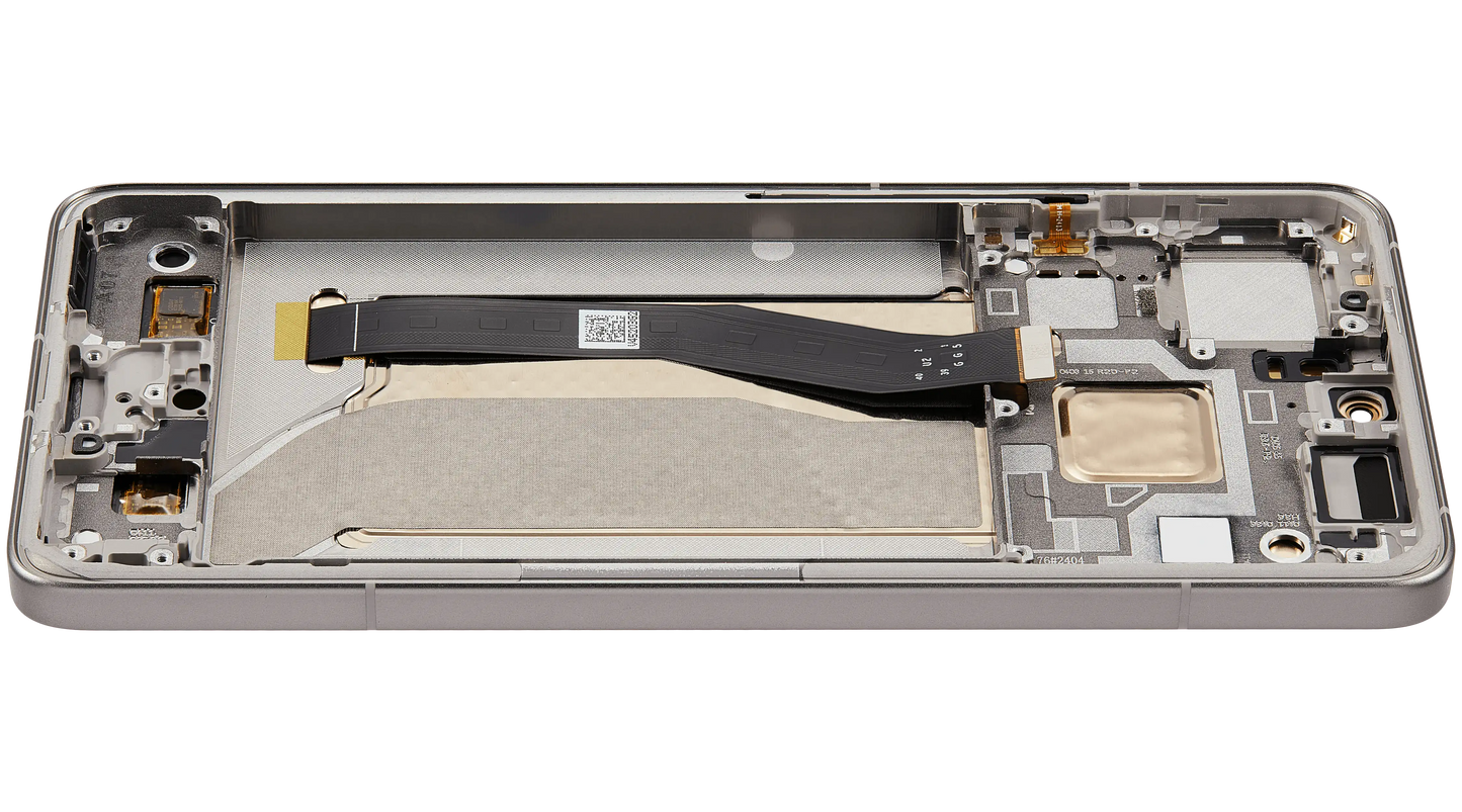 OLED Assembly With Frame For Xiaomi 14T Pro / Redmi K70 Ultra (Refurbished) (Titan Gray) – phone repair part product angle – OLED Display Replacement for phone repair