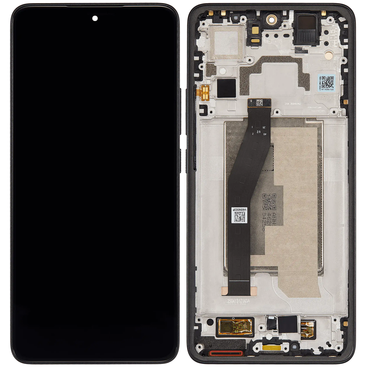 OLED Assembly With Frame For Xiaomi 14T (Refurbished) (Titan Black) – repair part compatibility view – OLED Display Replacement for phone repair