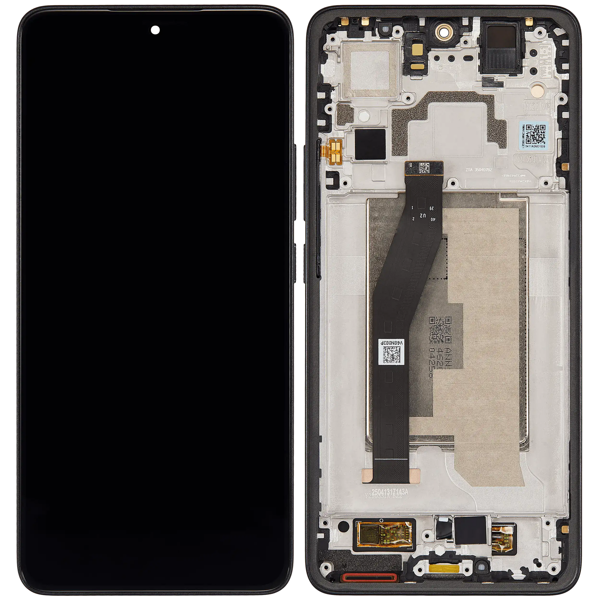 OLED Assembly With Frame For Xiaomi 14T (Refurbished) (Titan Black) – repair part compatibility view – OLED Display Replacement for phone repair