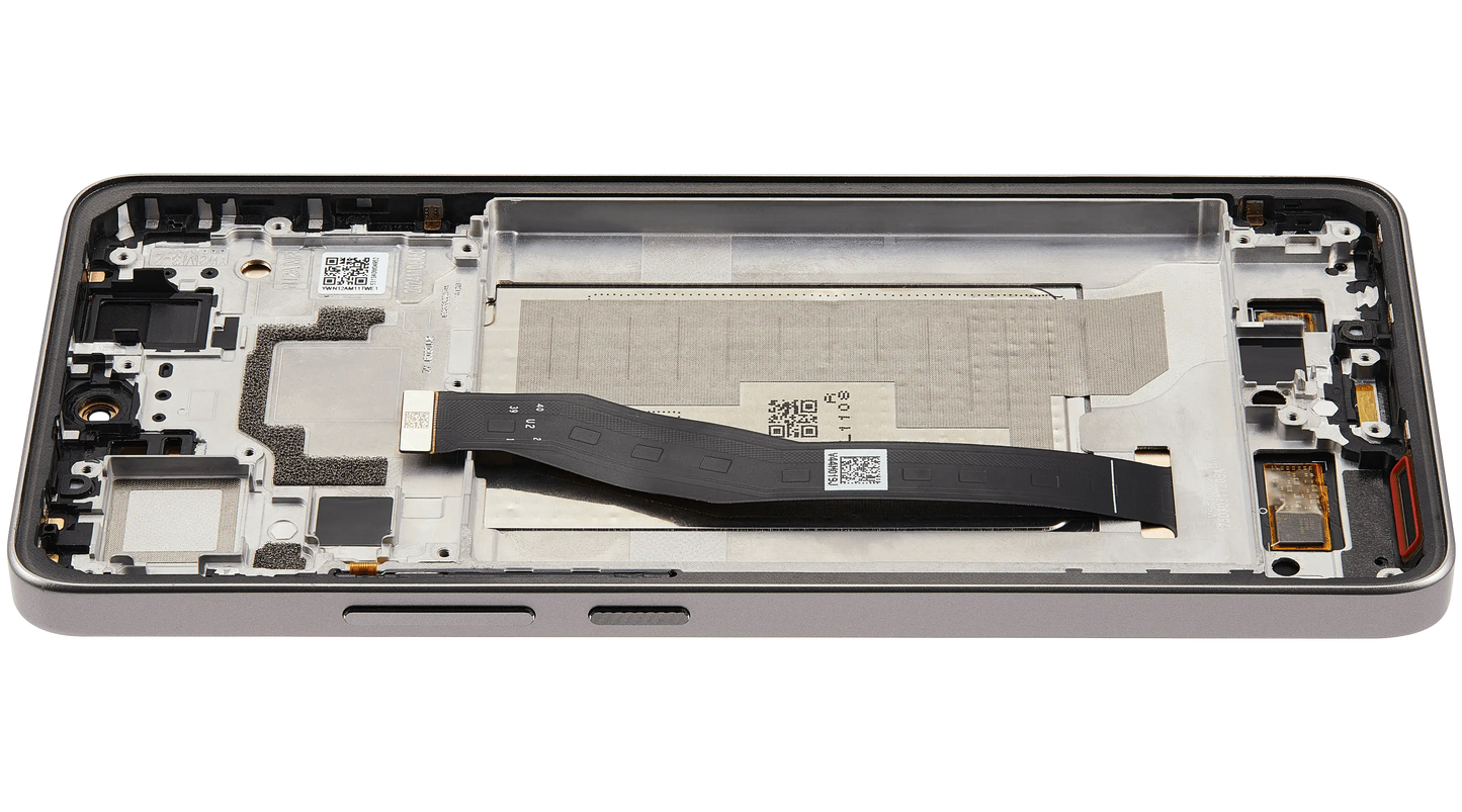 OLED Assembly With Frame For Xiaomi 14T (Refurbished) (Titan Gray) – replacement component detailed view – OLED Display Replacement for phone repair