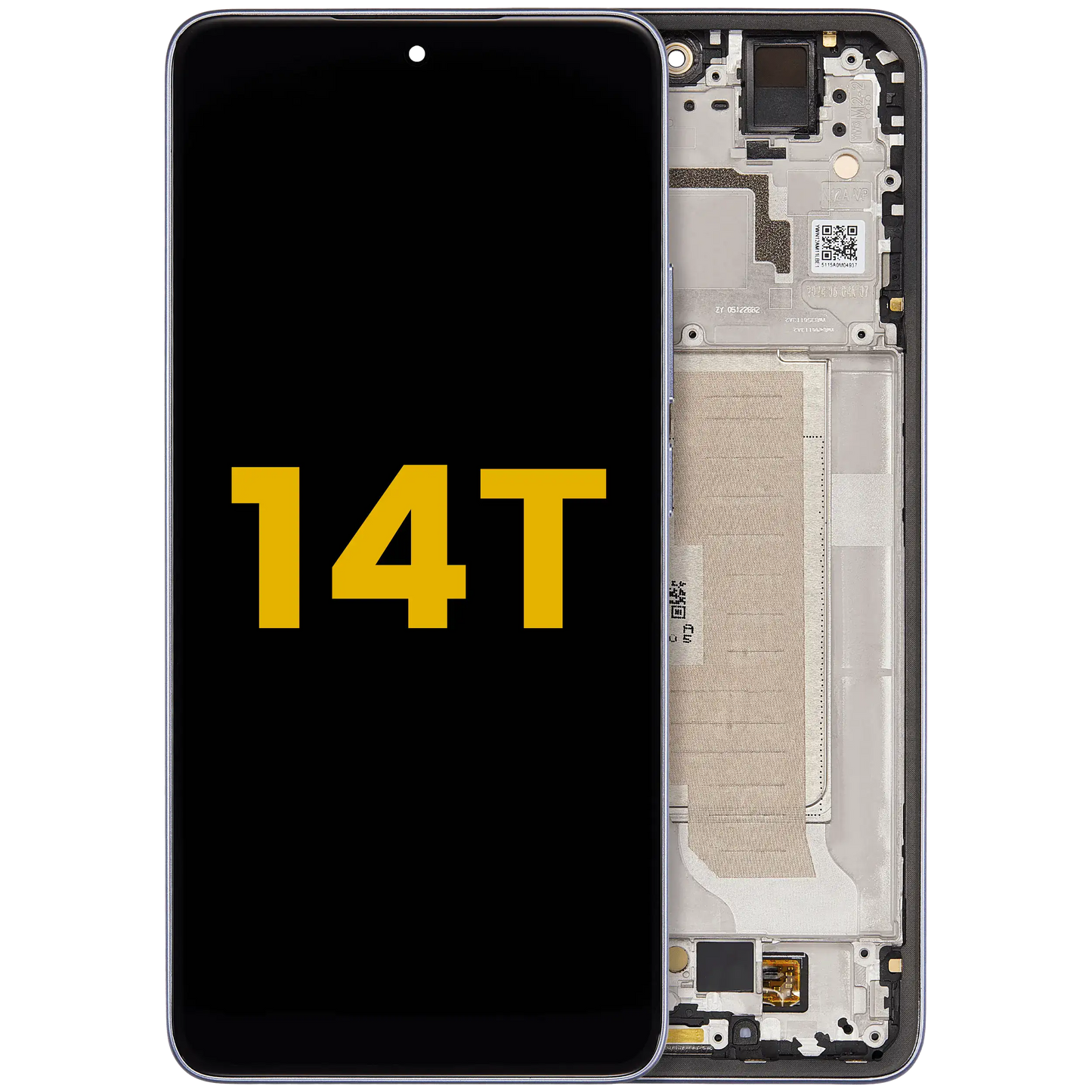 OLED Assembly With Frame For Xiaomi 14T (Refurbished) (Titan Blue) – replacement part product view – OLED Display Replacement for phone repair