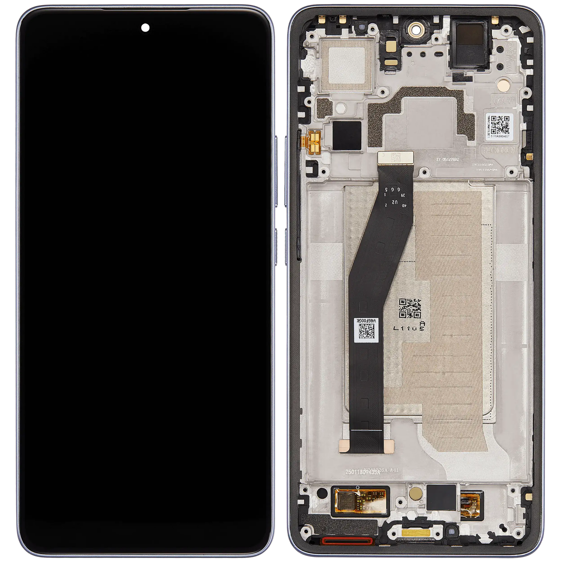 OLED Assembly With Frame For Xiaomi 14T (Refurbished) (Titan Blue) – repair part compatibility view – OLED Display Replacement for phone repair