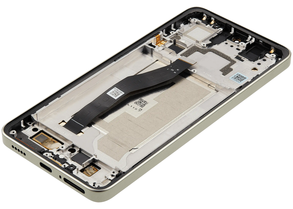 OLED Assembly With Frame For Xiaomi 14T (Refurbished) (Lemon Green) – repair component detail view – OLED Display Replacement for phone repair