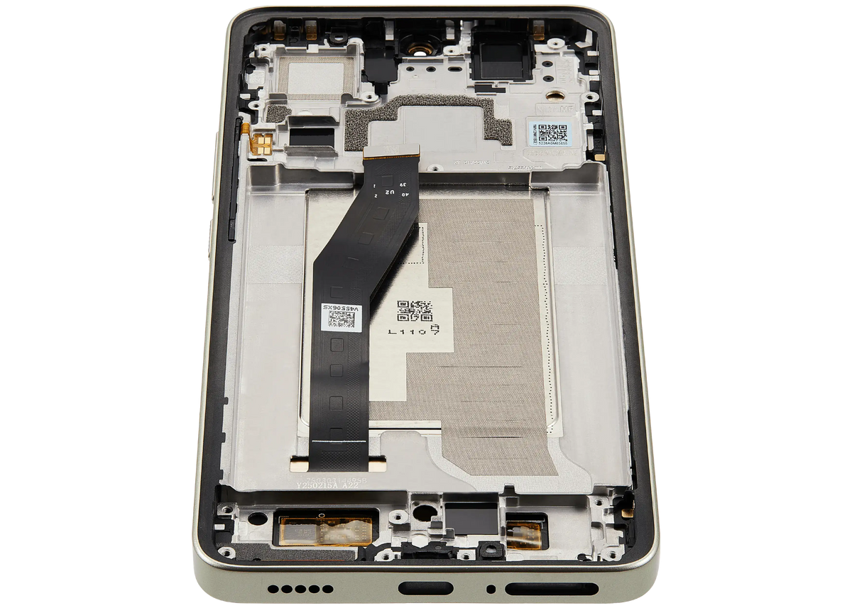 OLED Assembly With Frame For Xiaomi 14T (Refurbished) (Lemon Green) – device repair component close-up – OLED Display Replacement for phone repair