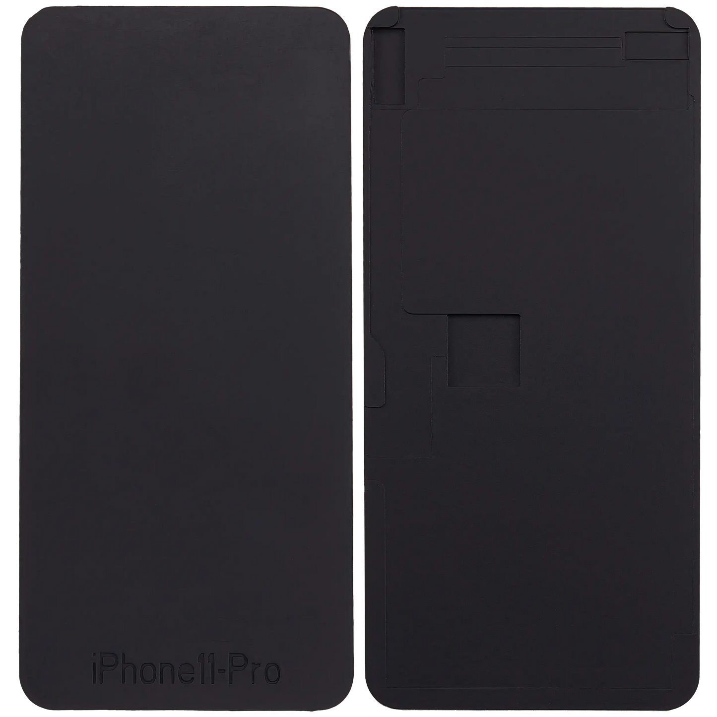 Black Silicone Mat For iPhone 11 Pro