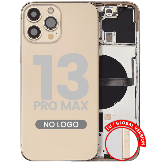 Back Housing W/ Small Parts For iPhone 13 Pro Max (EU / Global Version) (Aftermarket Plus) (Gold)