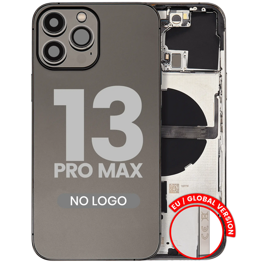 Back Housing W/ Small Parts For iPhone 13 Pro Max (EU / Global Version) (Aftermarket Plus) (Graphite)