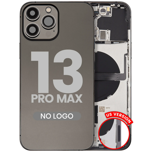 Back Housing W/ Small Parts For iPhone 13 Pro Max (US Version) (Aftermarket Plus) (Graphite)