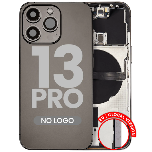 Back Housing W/ Small Parts For iPhone 13 Pro (EU / Global Version) (Aftermarket Plus) (Graphite)