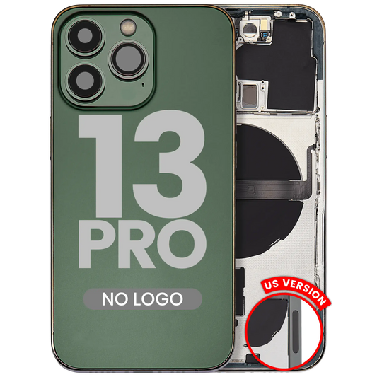 Back Housing W/ Small Parts For iPhone 13 Pro (US Version) (Aftermarket Plus) (Alpine Green)
