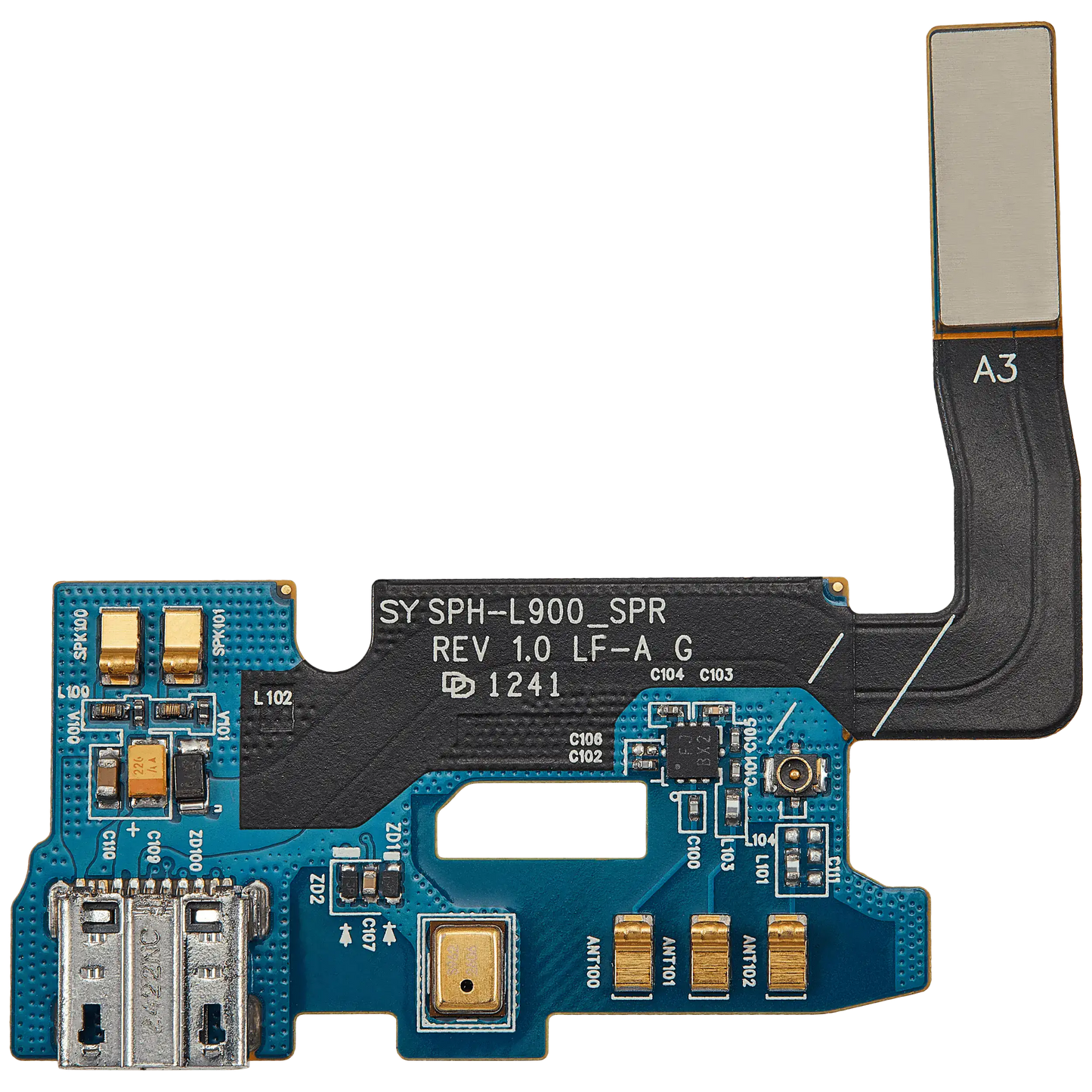 Charging Port Flex Cable For Samsung Galaxy Note 2 (l900) (Sprint)