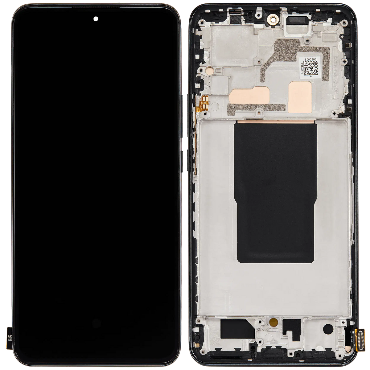 OLED Assembly With Frame For Xiaomi 12T / 12T Pro / Redmi K50 Ultra (Refurbished) (Black) – repair part compatibility view – OLED Display Replacement for phone repair