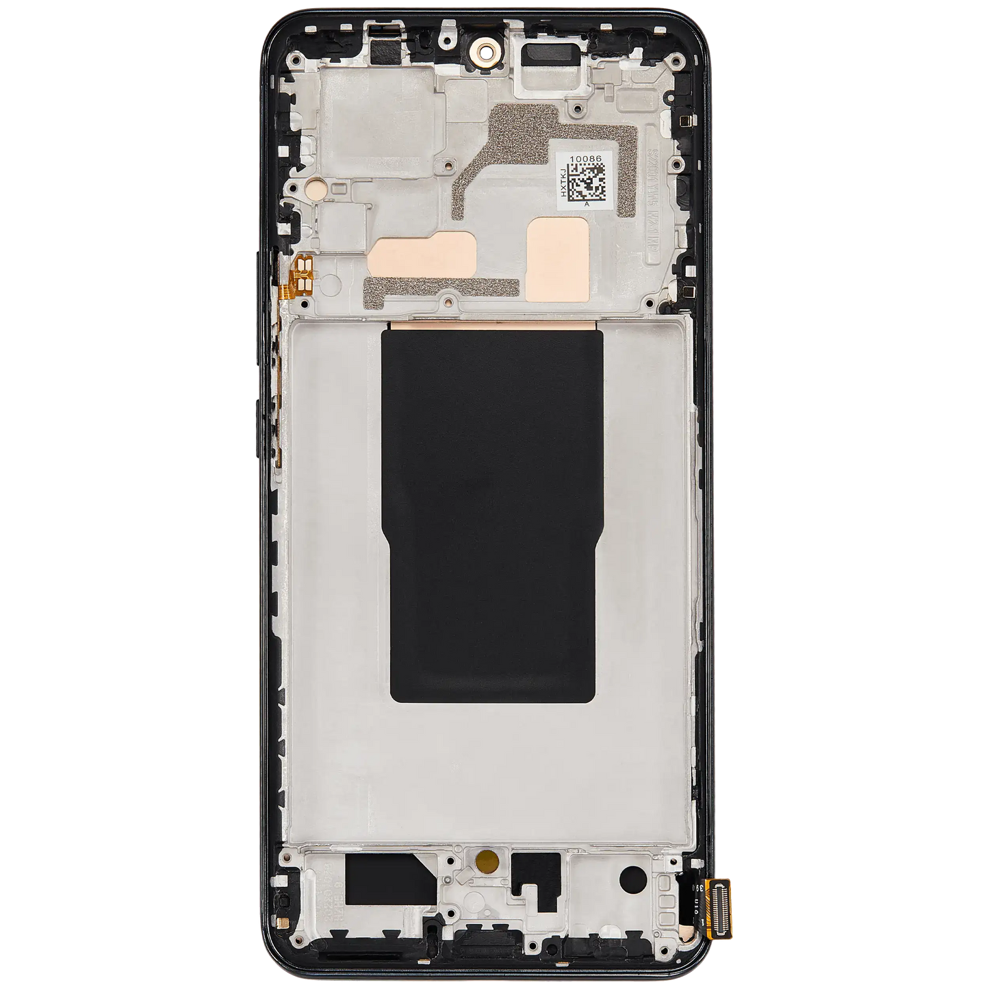 OLED Assembly With Frame For Xiaomi 12T / 12T Pro / Redmi K50 Ultra (Refurbished) (Black) – technician repair part view – OLED Display Replacement for phone repair
