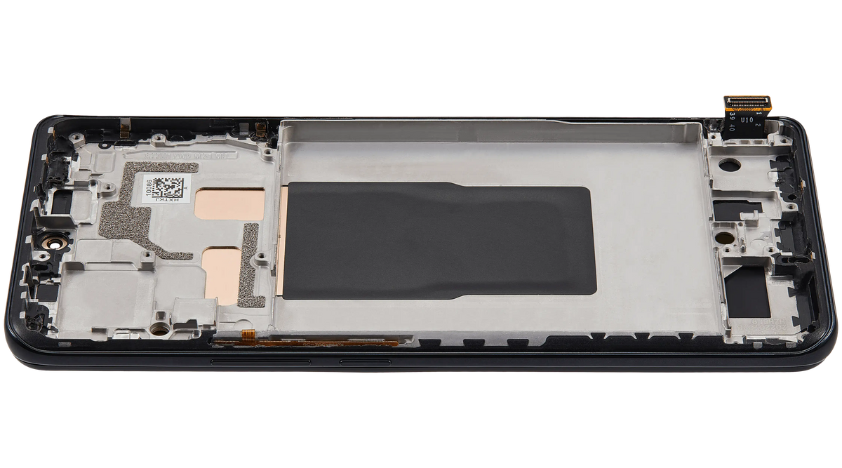 OLED Assembly With Frame For Xiaomi 12T / 12T Pro / Redmi K50 Ultra (Refurbished) (Black) – replacement component detailed view – OLED Display Replacement for phone repair