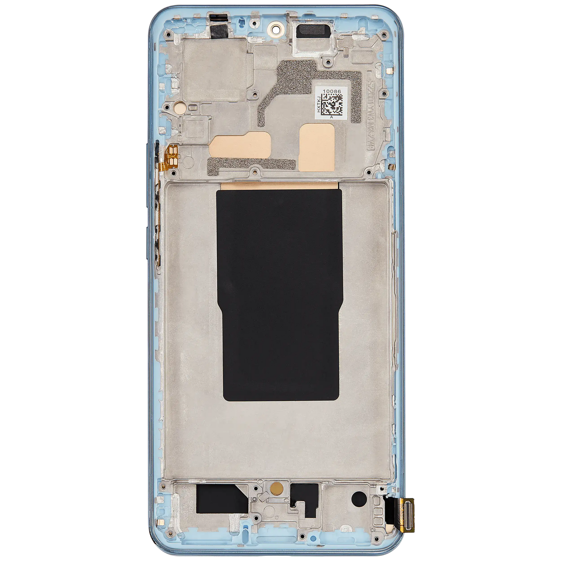 OLED Assembly With Frame For Xiaomi 12T / 12T Pro / Redmi K50 Ultra (Refurbished) (Blue) – technician repair part view – OLED Display Replacement for phone repair