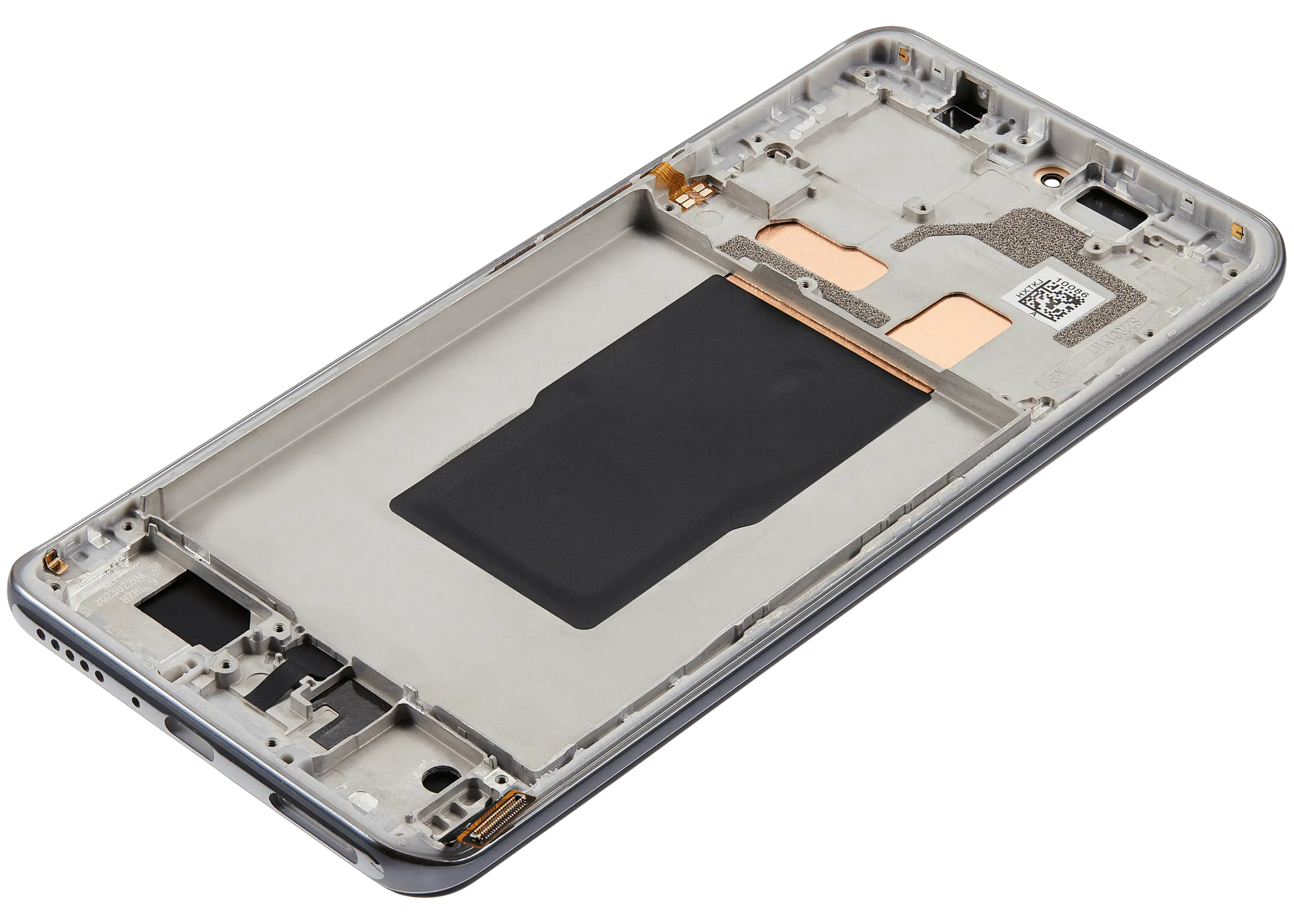 OLED Assembly With Frame For Xiaomi 12T / 12T Pro / Redmi K50 Ultra (Refurbished) (Silver) – repair component detail view – OLED Display Replacement for phone repair