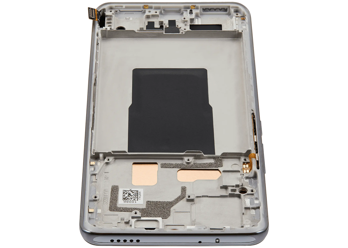 OLED Assembly With Frame For Xiaomi 12T / 12T Pro / Redmi K50 Ultra (Refurbished) (Silver) – device repair component close-up – OLED Display Replacement for phone repair