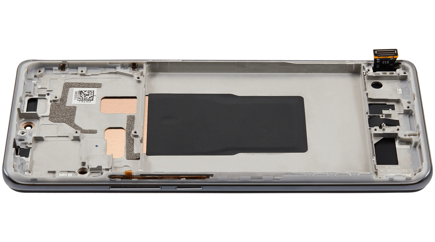 OLED Assembly With Frame For Xiaomi 12T / 12T Pro / Redmi K50 Ultra (Refurbished) (Silver) – replacement component detailed view – OLED Display Replacement for phone repair