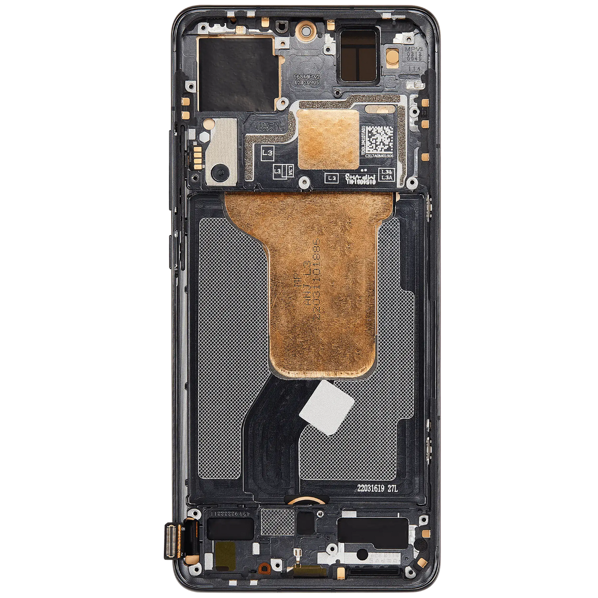 OLED Assembly With Frame For Xiaomi 12 / 12X / 12S (Refurbished) (Gray) – technician repair part view – OLED Display Replacement for phone repair
