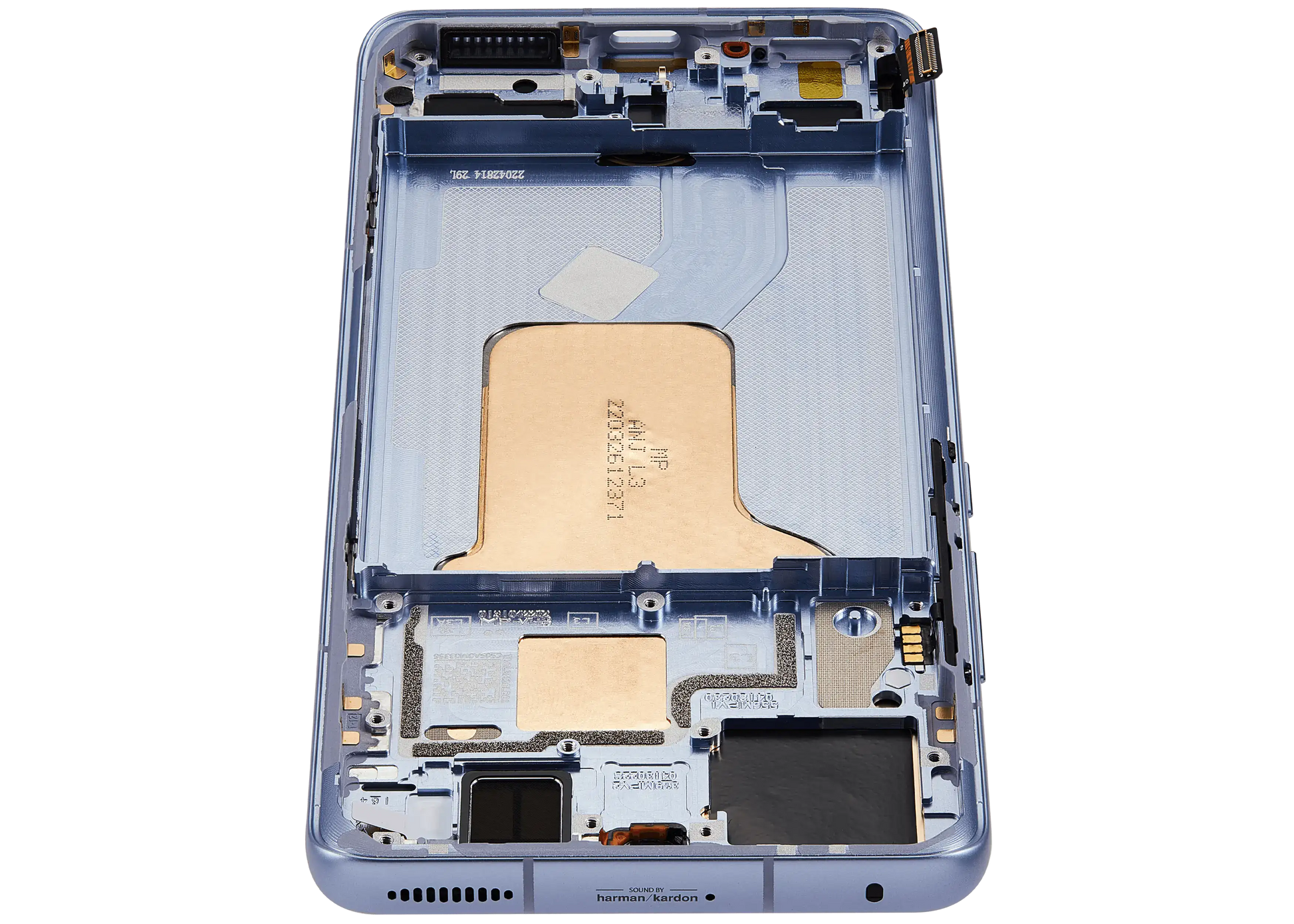 OLED Assembly With Frame For Xiaomi 12 / 12X / 12S (Refurbished) (Blue) – device repair component close-up – OLED Display Replacement for phone repair