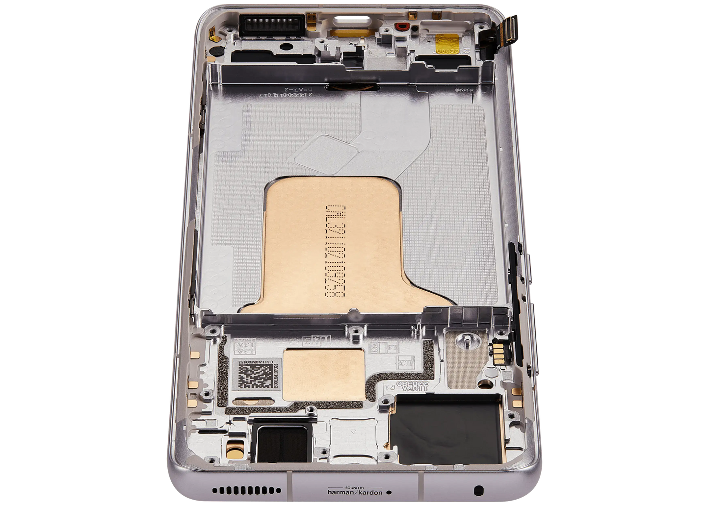OLED Assembly With Frame For Xiaomi 12 / 12X / 12S (Refurbished) (Purple) – device repair component close-up – OLED Display Replacement for phone repair