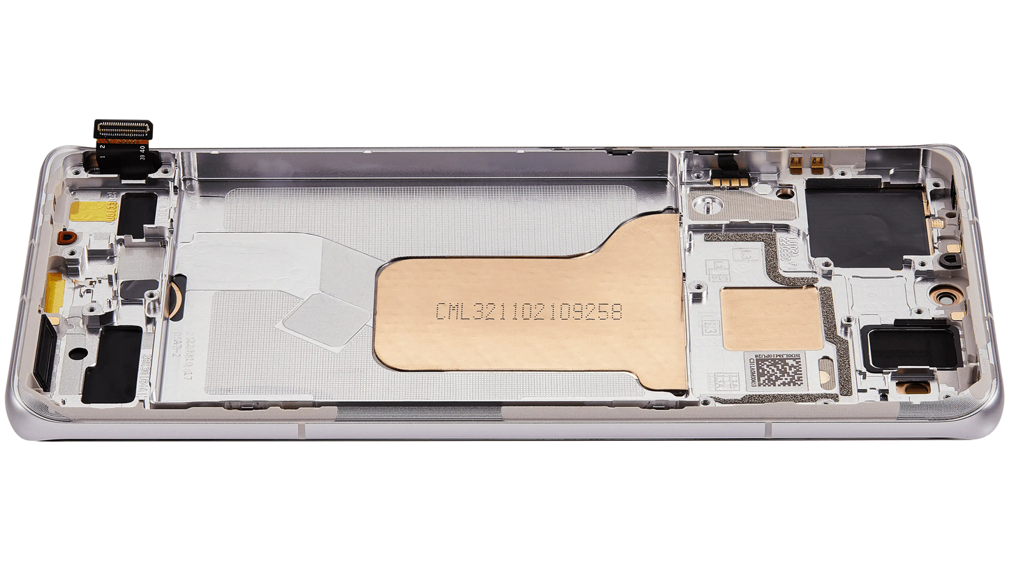 OLED Assembly With Frame For Xiaomi 12 / 12X / 12S (Refurbished) (Purple) – phone repair part product angle – OLED Display Replacement for phone repair