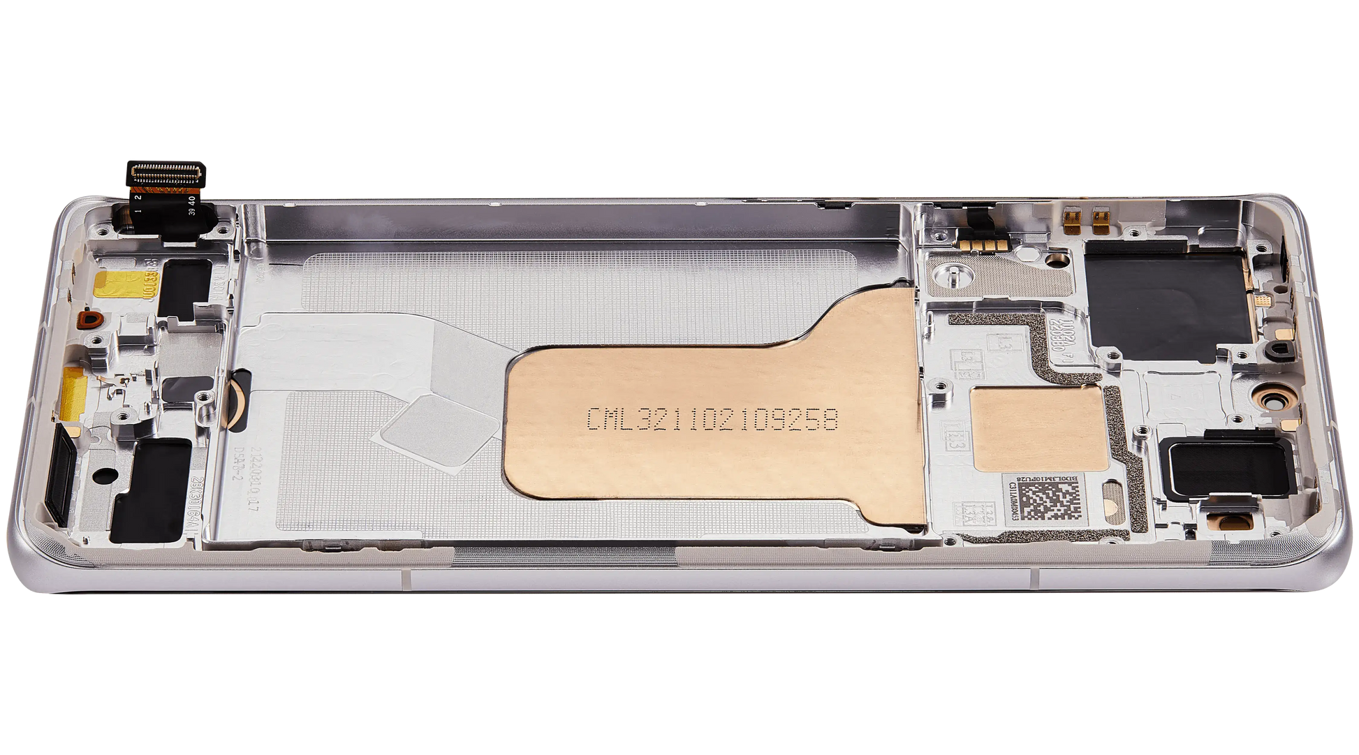OLED Assembly With Frame For Xiaomi 12 / 12X / 12S (Refurbished) (Purple) – phone repair part product angle – OLED Display Replacement for phone repair