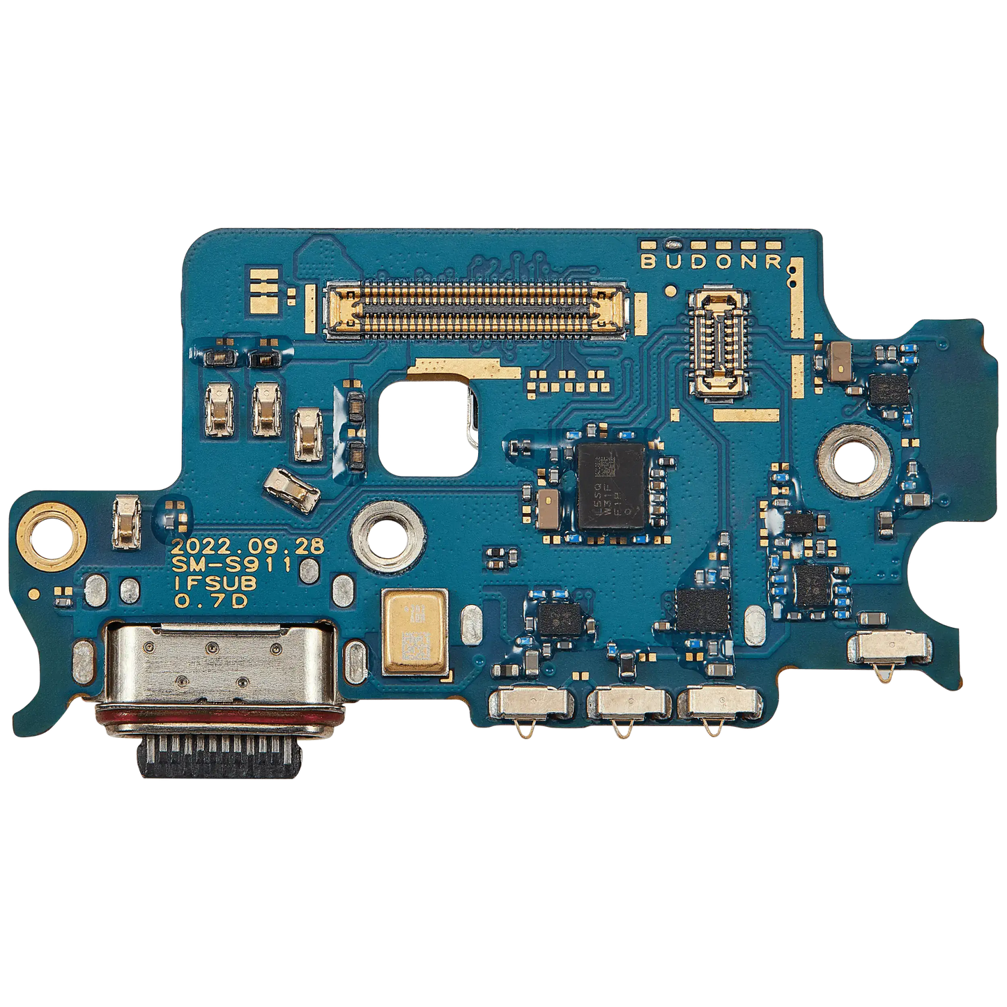 Charging Port Board With Sim Card Reader For Samsung Galaxy S23 5G (S911U) (US Version) (Premium)