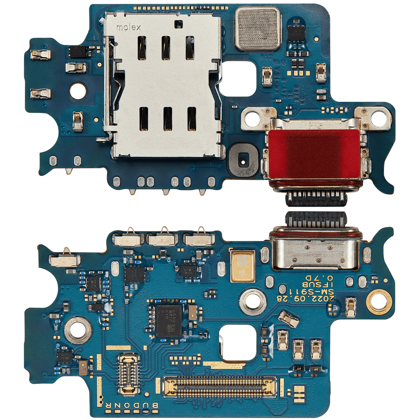 Charging Port Board With Sim Card Reader For Samsung Galaxy S23 5G (S911U) (US Version) (Premium)