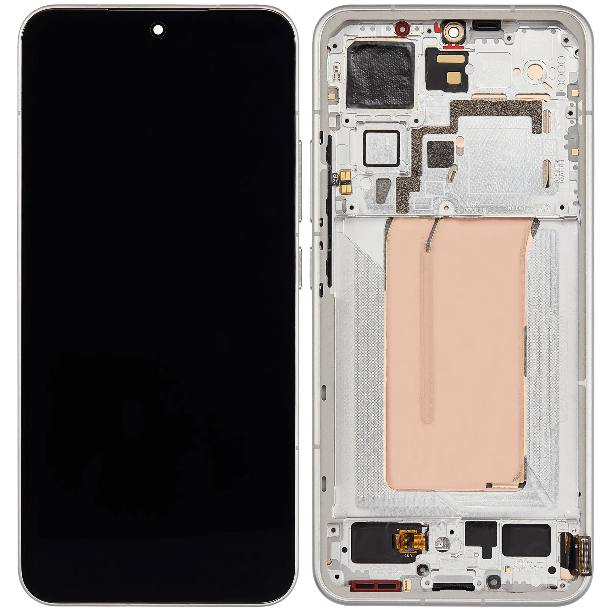 OLED Assembly With Frame For Xiaomi 15 (Refurbished) (White) – repair part compatibility view – OLED Display Replacement for phone repair
