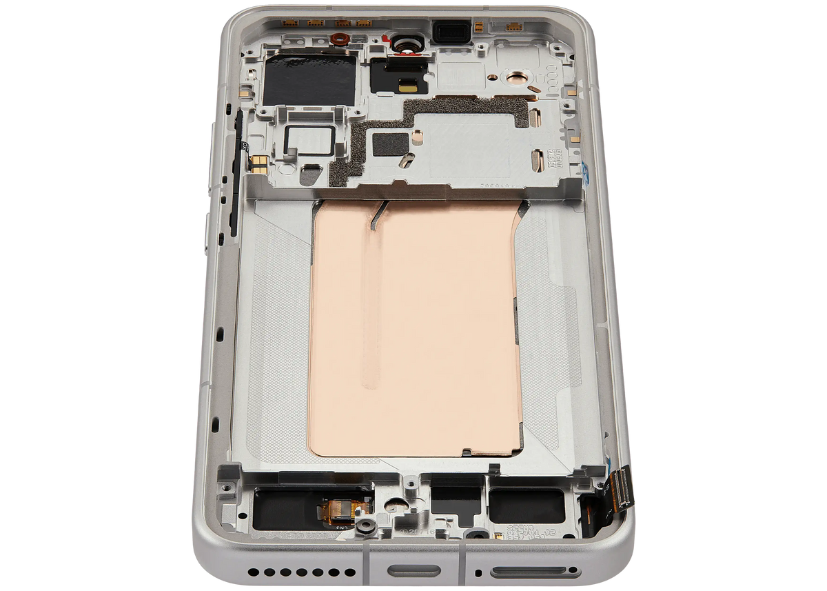 OLED Assembly With Frame For Xiaomi 15 (Refurbished) (White) – mobile phone part alternate view – OLED Display Replacement for phone repair