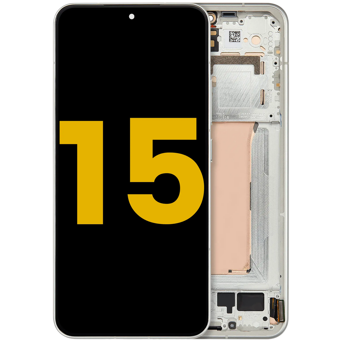 OLED Assembly With Frame For Xiaomi 15 (Refurbished) (Green) – replacement part product view – OLED Display Replacement for phone repair