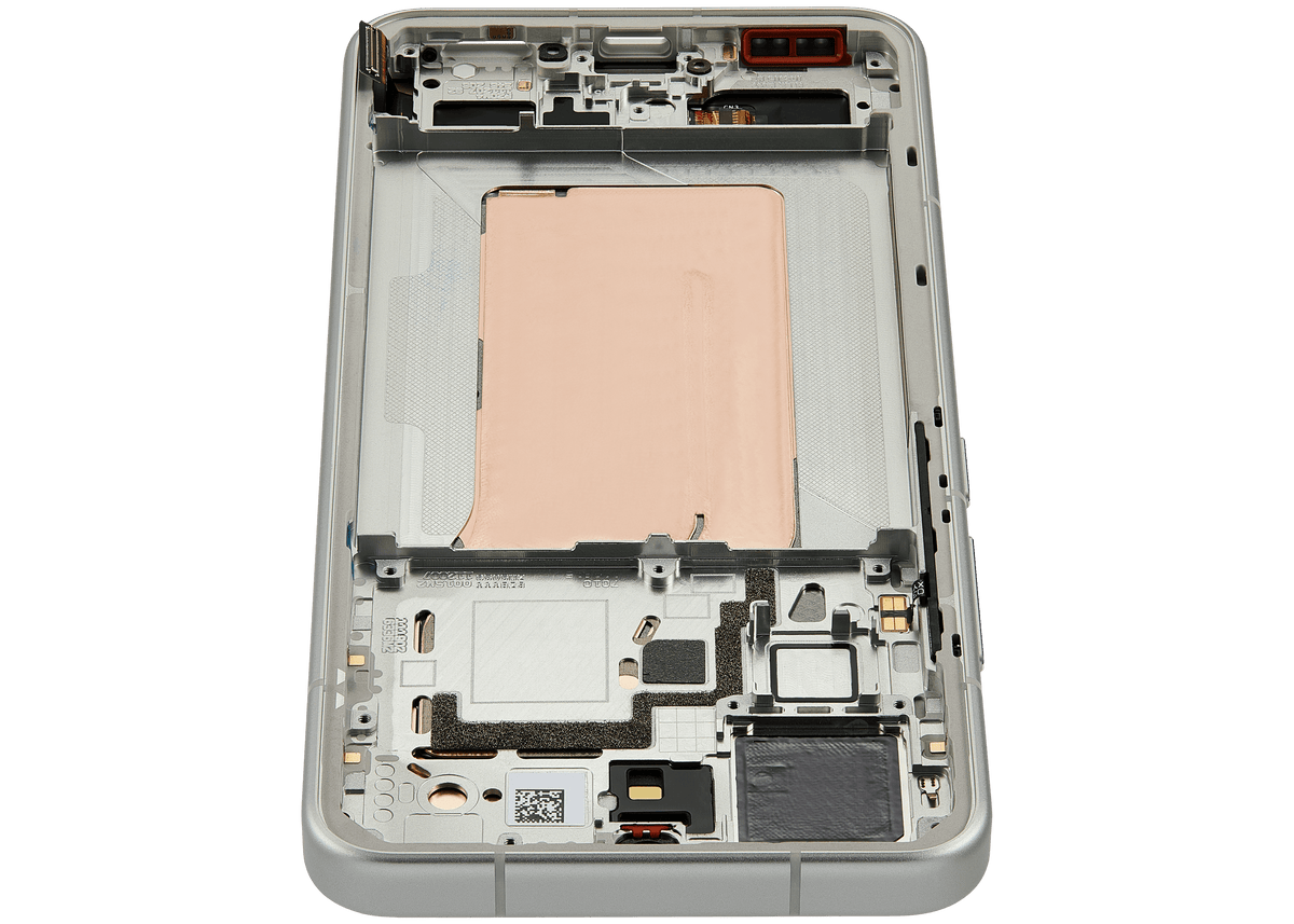 OLED Assembly With Frame For Xiaomi 15 (Refurbished) (Green) – device repair component close-up – OLED Display Replacement for phone repair