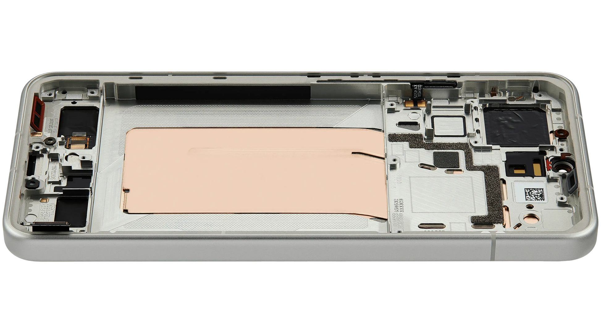 OLED Assembly With Frame For Xiaomi 15 (Refurbished) (Green) – phone repair part product angle – OLED Display Replacement for phone repair