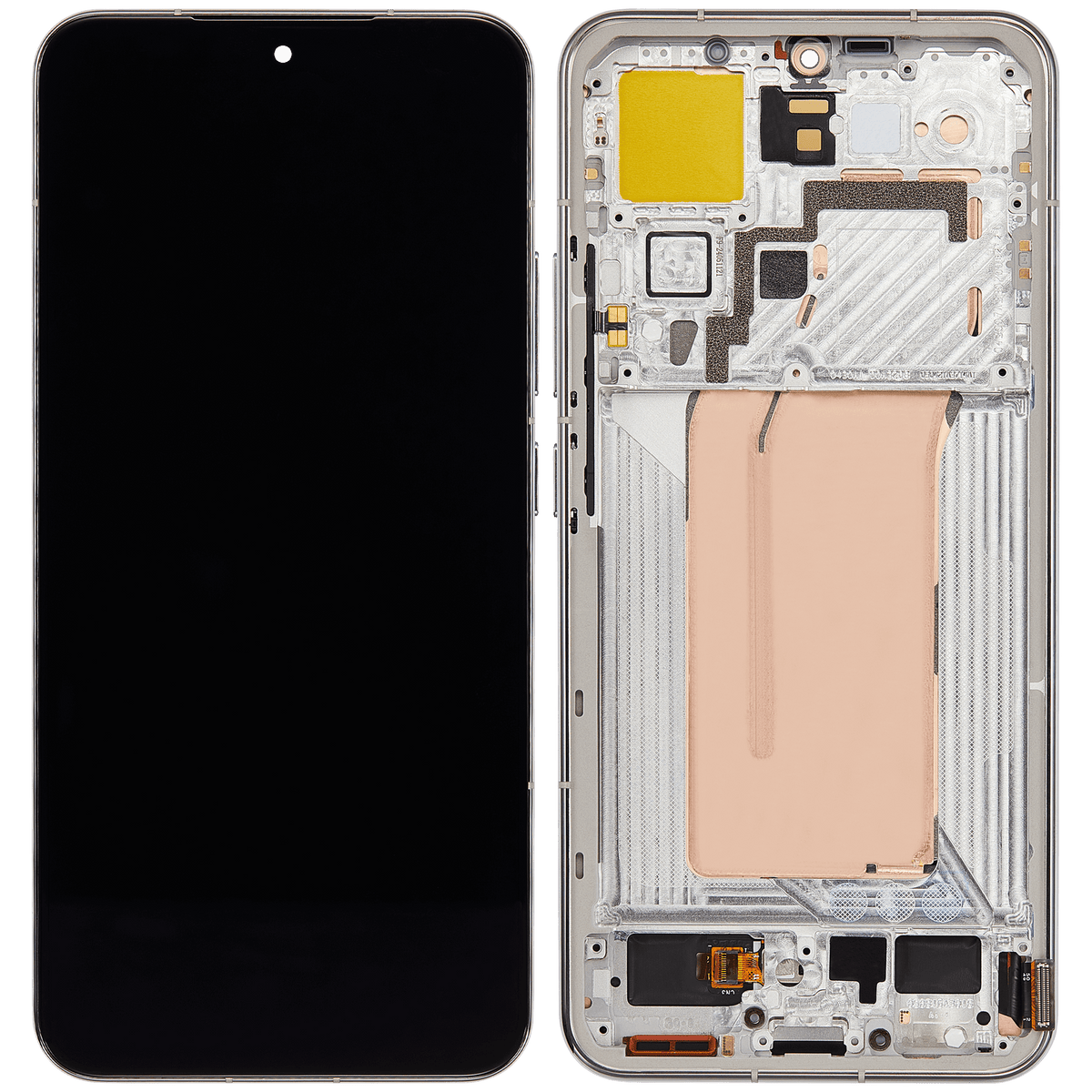 OLED Assembly With Frame For Xiaomi 15 (Refurbished) (Liquid Silver) – repair part compatibility view – OLED Display Replacement for phone repair