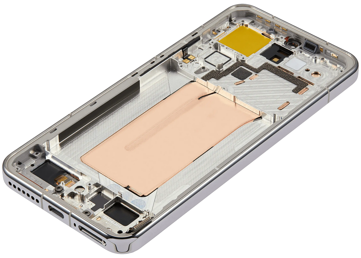 OLED Assembly With Frame For Xiaomi 15 (Refurbished) (Liquid Silver) – repair component detail view – OLED Display Replacement for phone repair