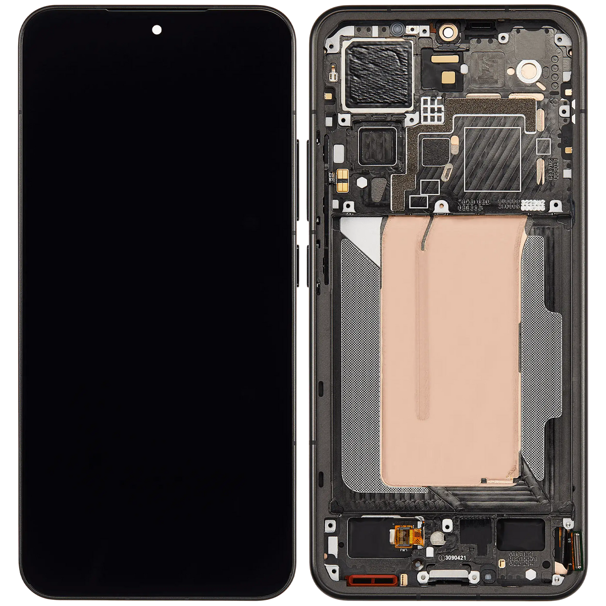 OLED Assembly With Frame For Xiaomi 15 (Refurbished) (Black) – repair part compatibility view – OLED Display Replacement for phone repair