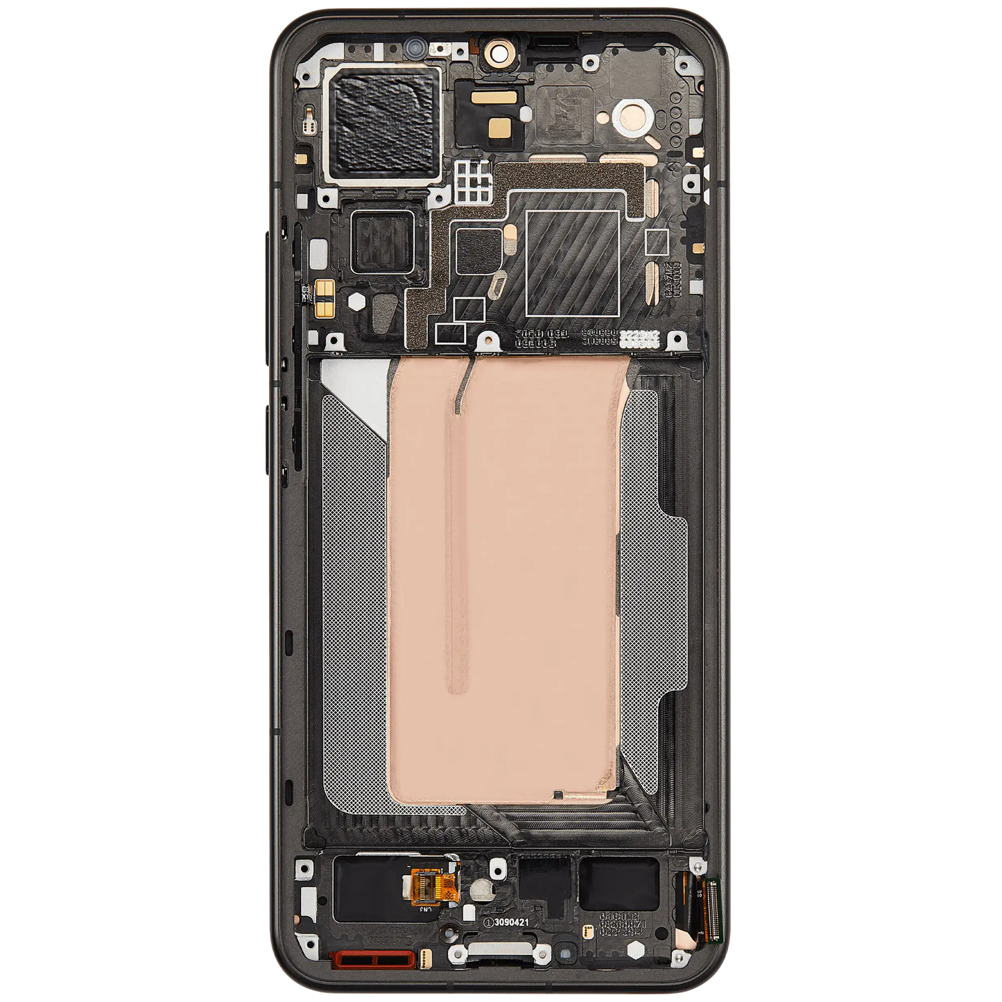OLED Assembly With Frame For Xiaomi 15 (Refurbished) (Black) – technician repair part view – OLED Display Replacement for phone repair
