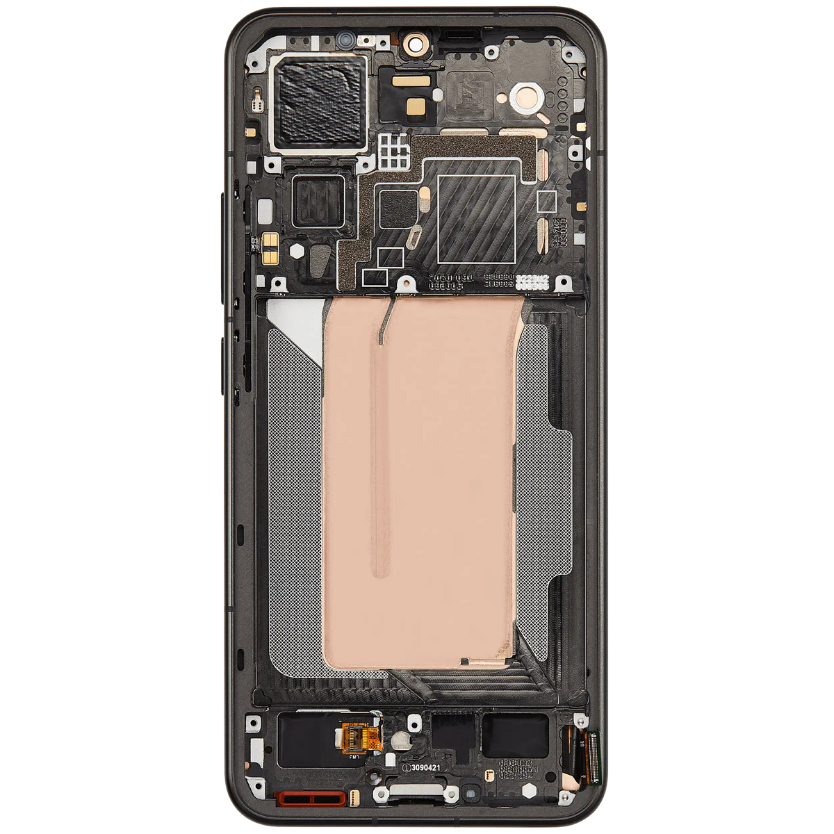 OLED Assembly With Frame For Xiaomi 15 (Refurbished) (Black) – technician repair part view – OLED Display Replacement for phone repair