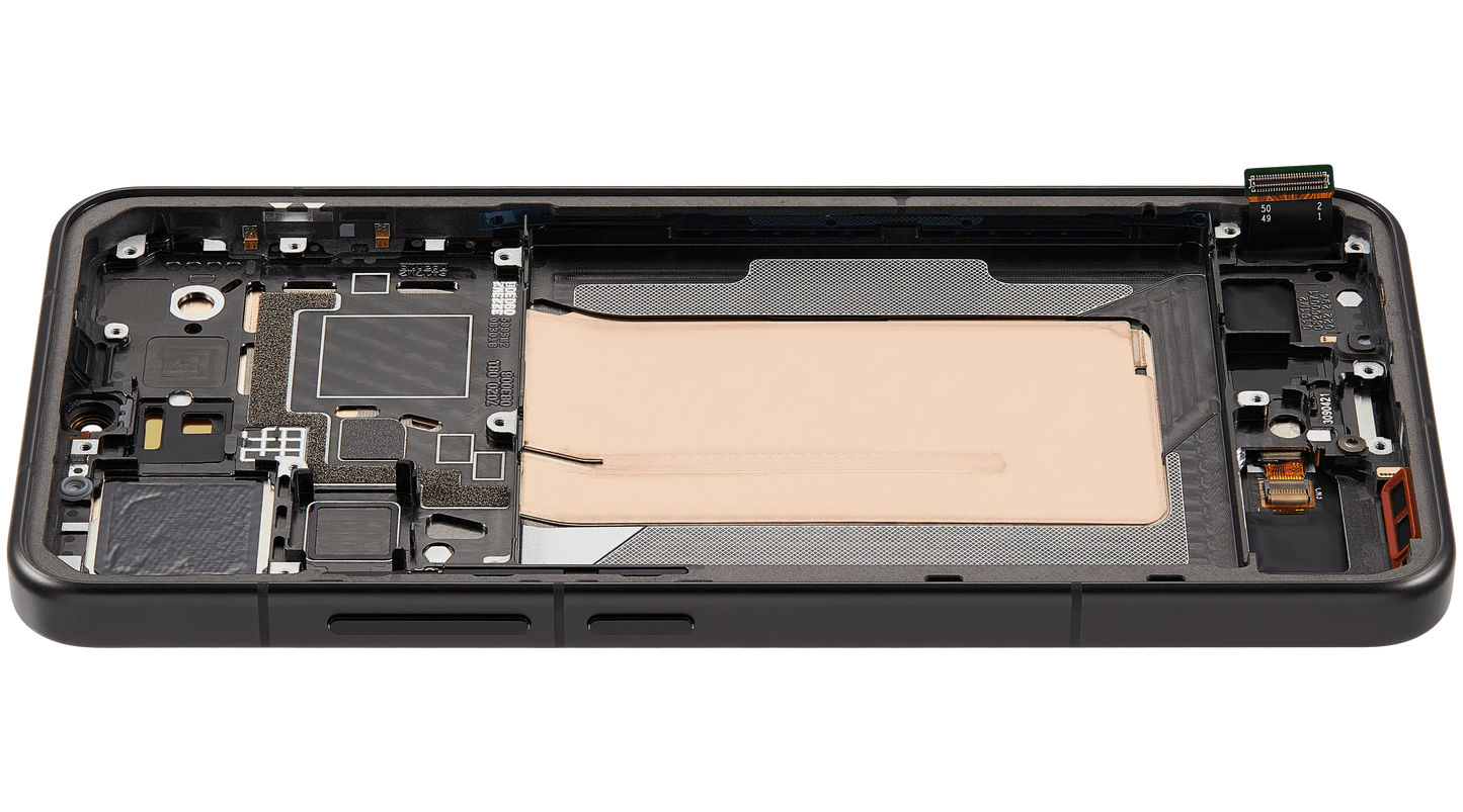 OLED Assembly With Frame For Xiaomi 15 (Refurbished) (Black) – replacement component detailed view – OLED Display Replacement for phone repair